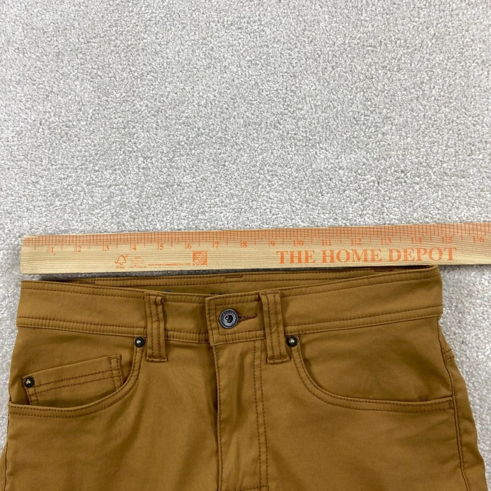 Prana Brion Pants Mens 28x34 (Fits 29x33) Slim Fit Stretch Nylon Outdoor Hiking